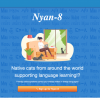 Nyan-8: A Cute Language Exchange Site